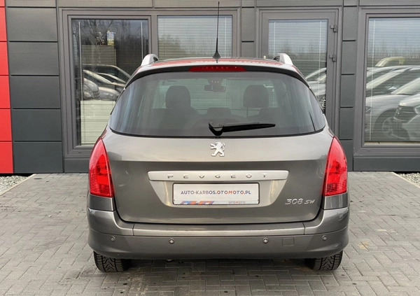 Peugeot 308 cena 15800 przebieg: 140000, rok produkcji 2009 z Siedliszcze małe 326